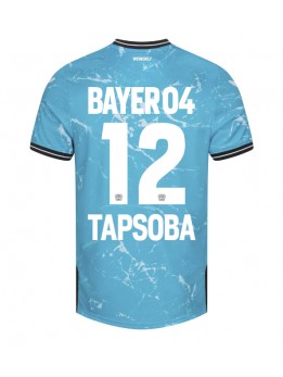 Bayer Leverkusen Edmond Tapsoba #12 Ausweichtrikot 2023-24 Kurzarm